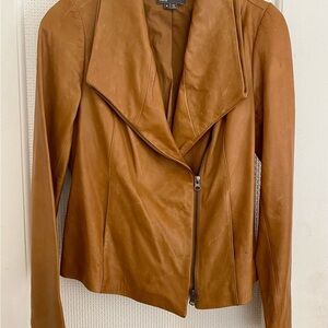 Vince Camel Leather Jacket